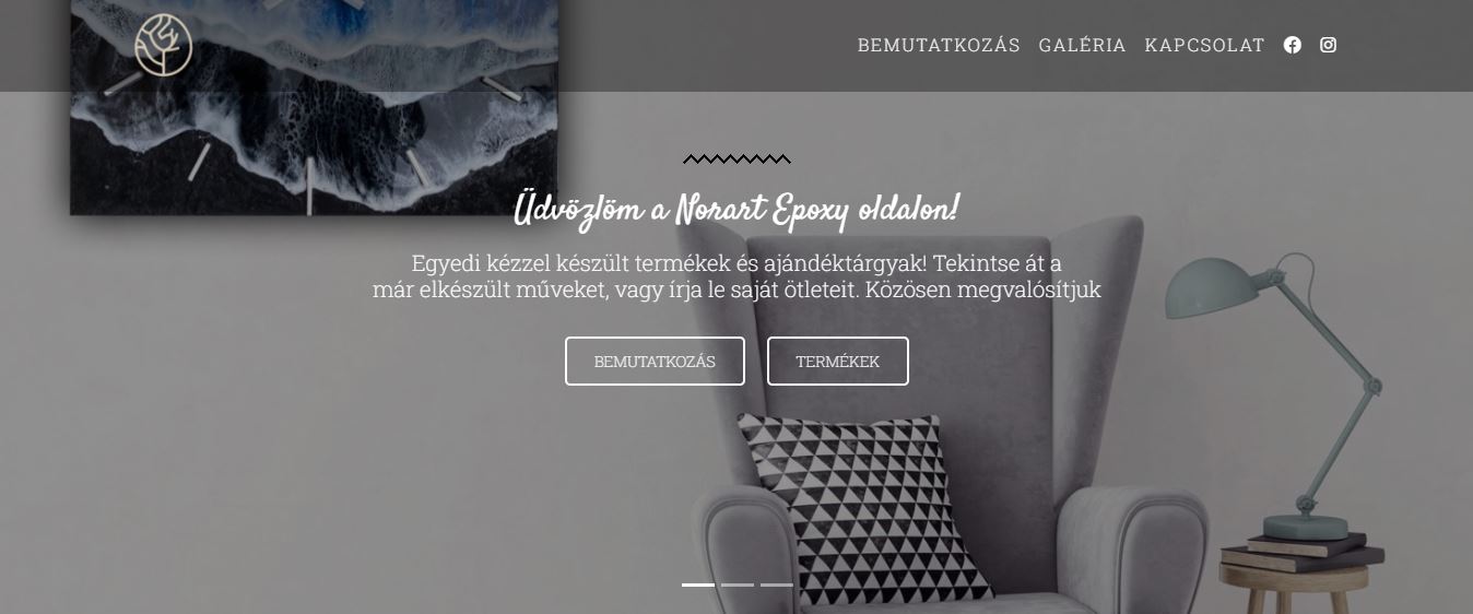 One of the web factory's references norart.hu